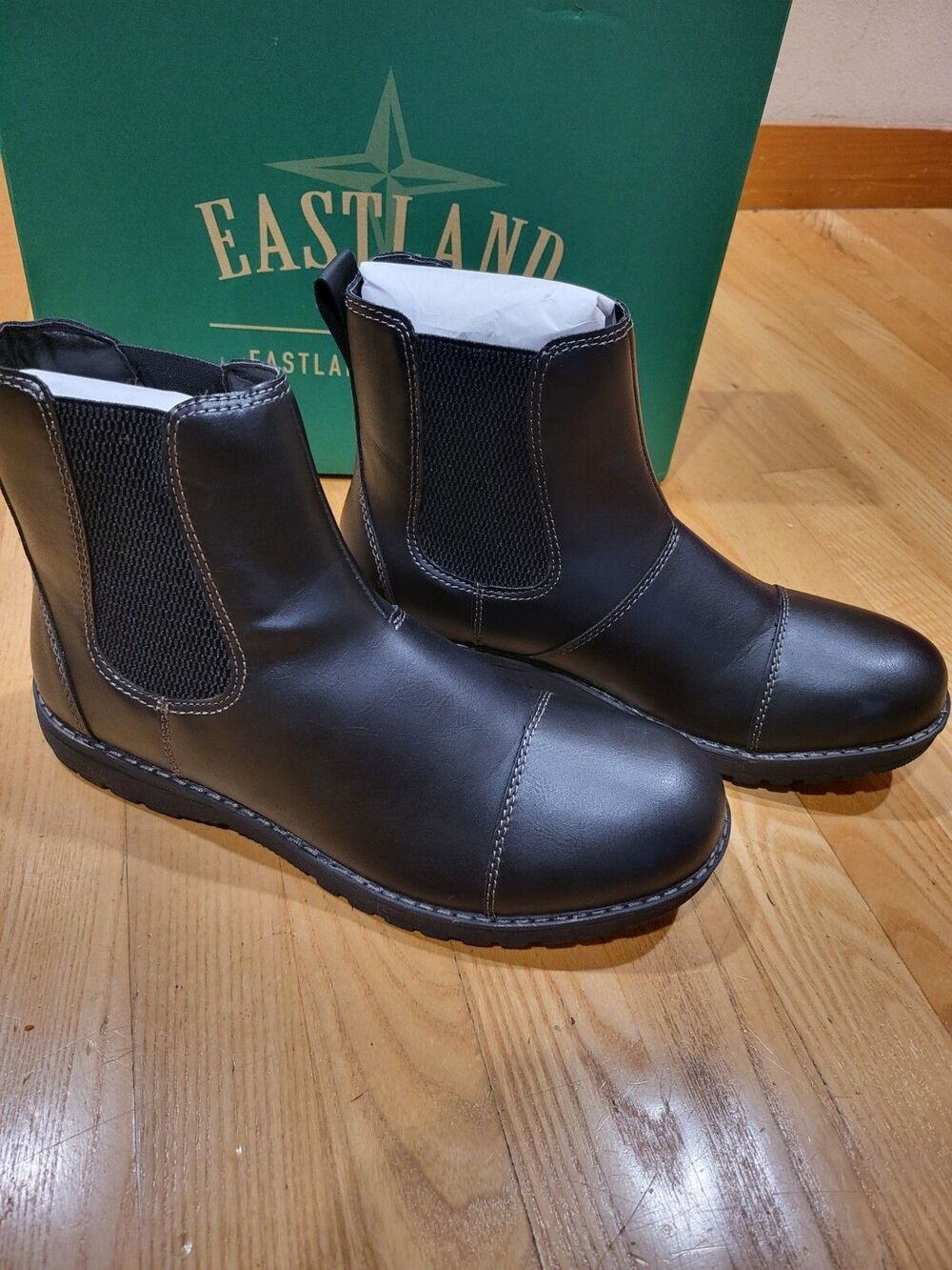 Eastland 1955 Edition Men's Drew Casual Pull‑On Chelsea Boot Black Size 9 M